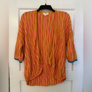 🧡🍊 ANTHROPOLOGIE Orange 🧡 Cardigan